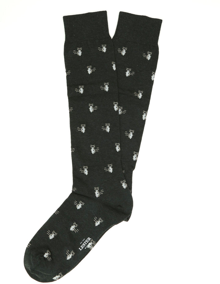Calcetin algodón mapache Verde
