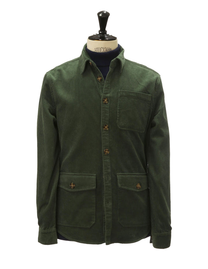 Camisa pana bolsillos Verde