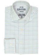 Camisa sport viela cuadro pequeño Azul/beige