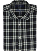 Camisa sport pata gallo grande Azul marino