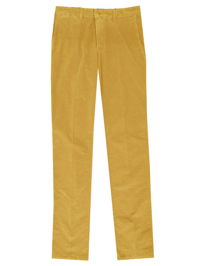 Pantalón chino micropana Amarillo