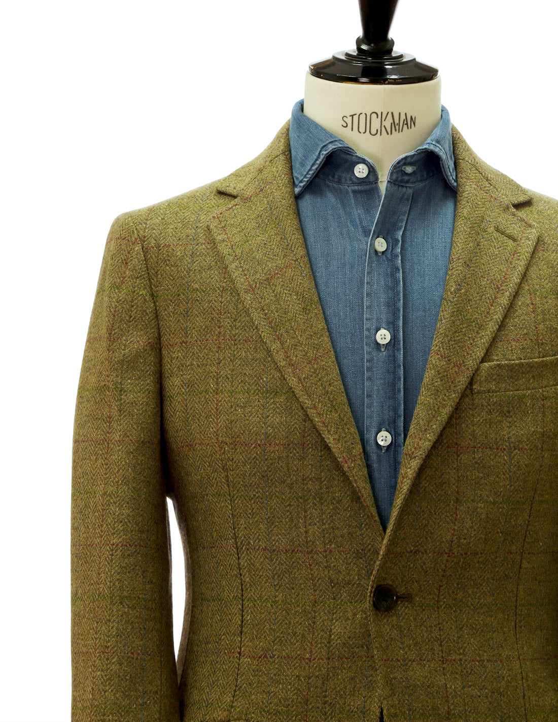 Chaqueta tweed cardiff Verde