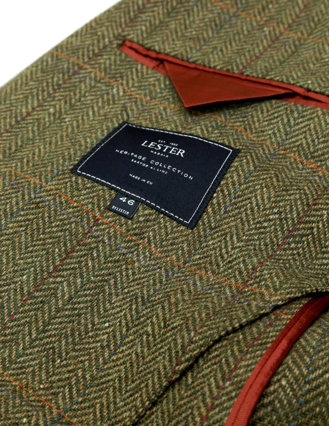 Chaqueta tweed kent Verde