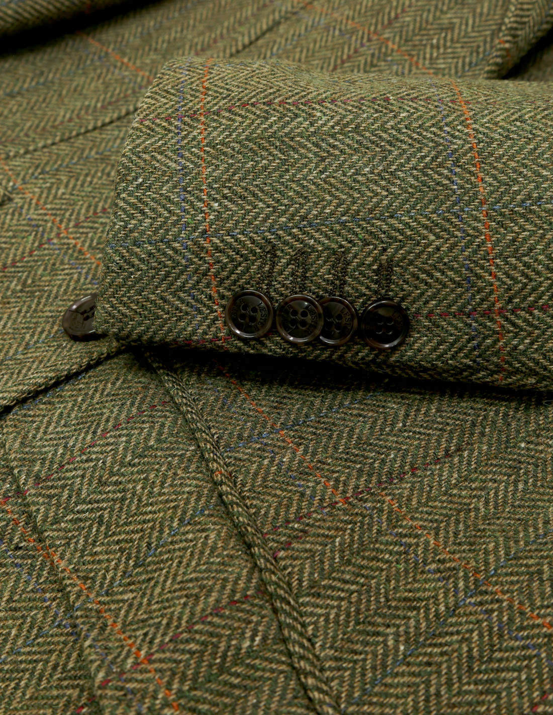 Chaqueta tweed kent Verde