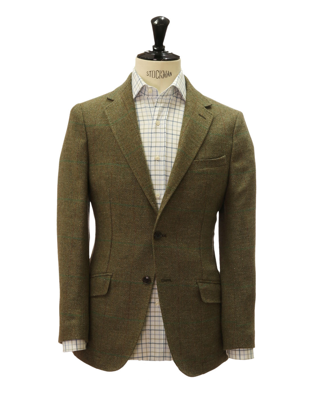 Chaqueta tweed essex Verde