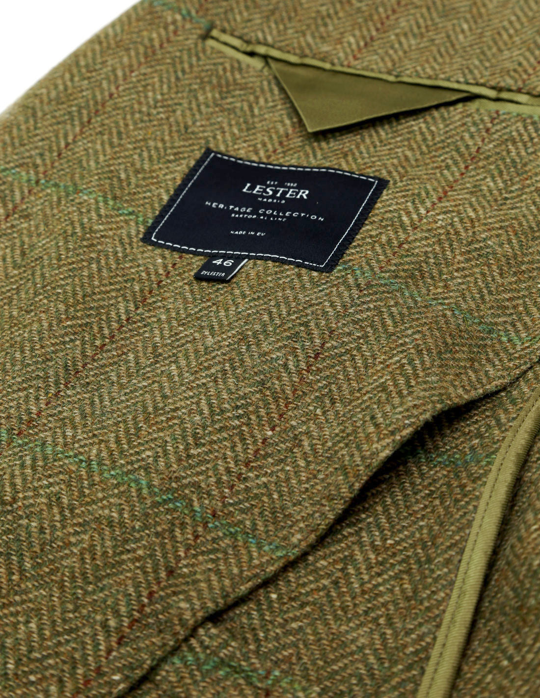Chaqueta tweed essex Verde
