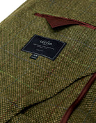 Chaqueta tweed derby Verde