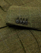 Chaqueta tweed derby Verde