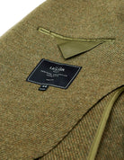 Chaqueta tweed espiga Verde