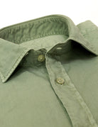 Camisa sarga tintada Verde claro