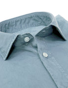 Camisa sarga tintada Azul claro