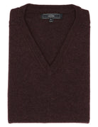Jersey lana pico Burdeos