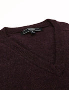 Jersey lana pico Burdeos