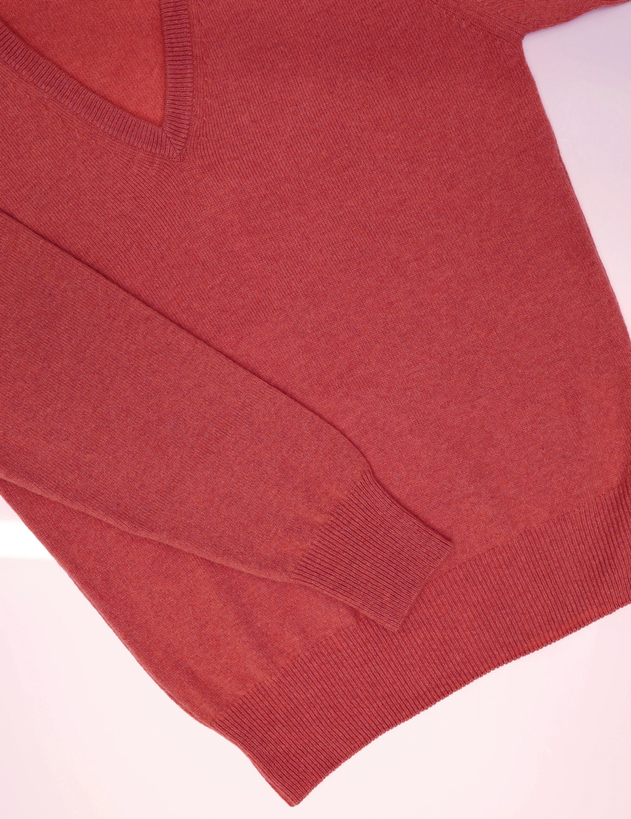 Jersey lana pico Fresa