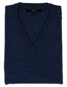 Jersey lana pico Azul oscuro