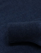Jersey lana pico Azul oscuro