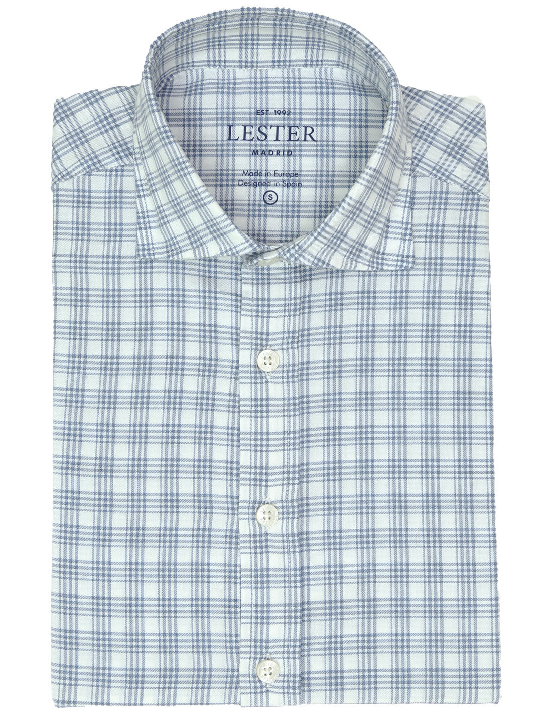 Camisa sport principe de gales Azul