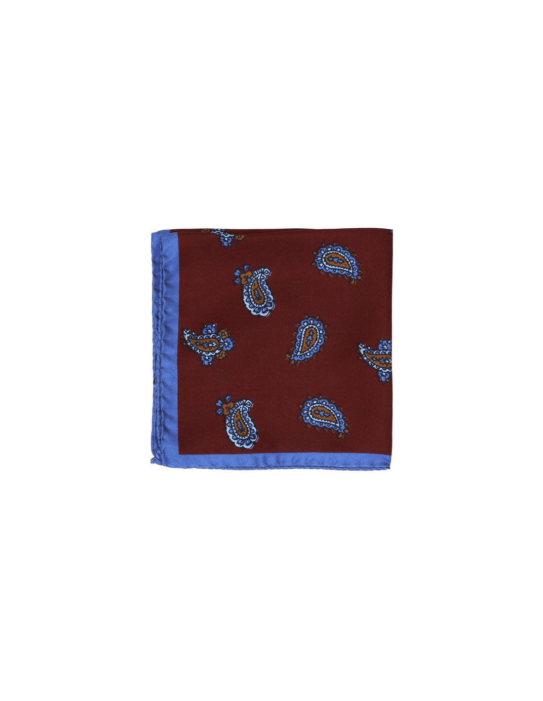 Pañuelo bolsillo cashmere Burdeos