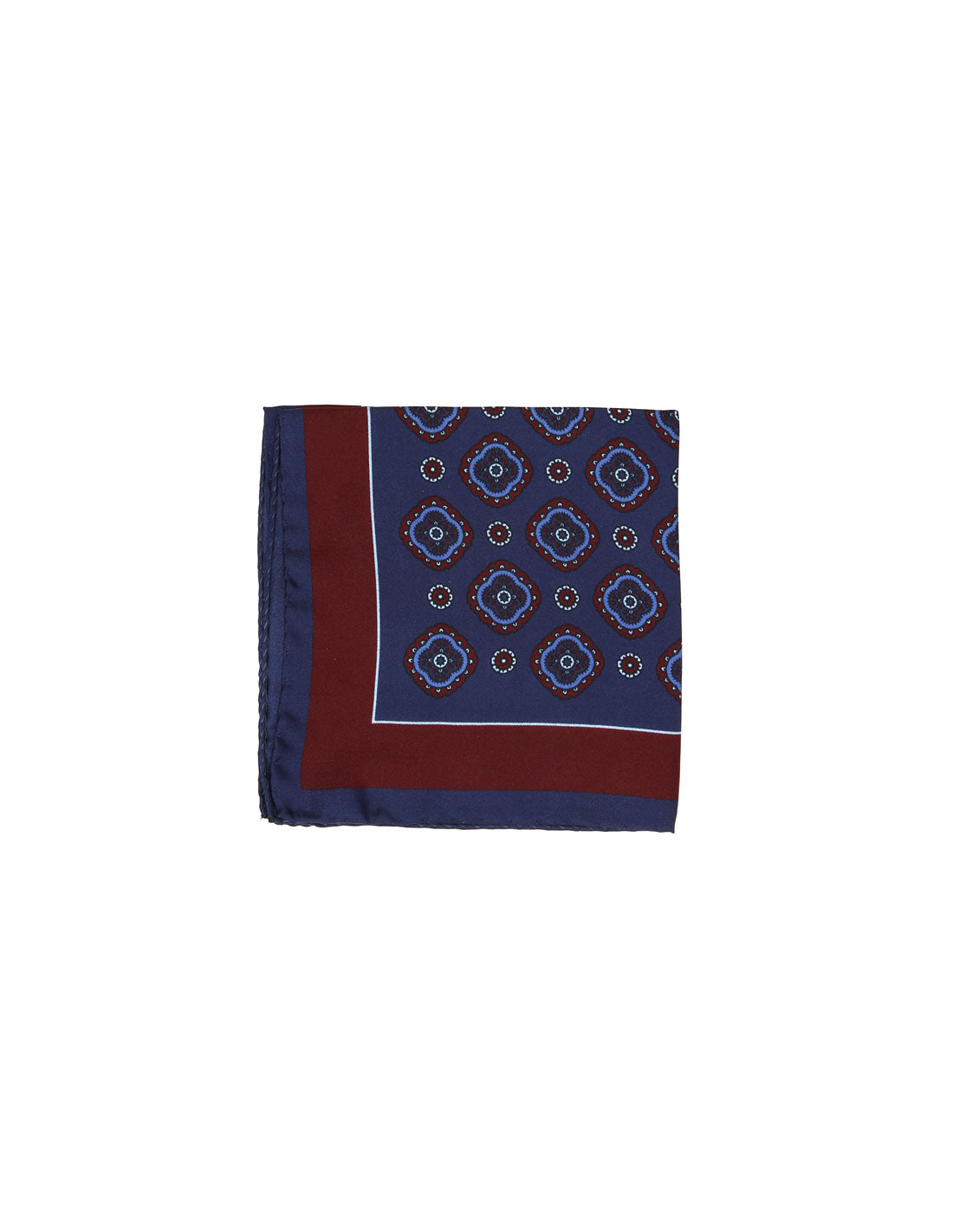 Pañuelo bolsillo medallon Azul