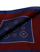 Pañuelo bolsillo medallon Azul