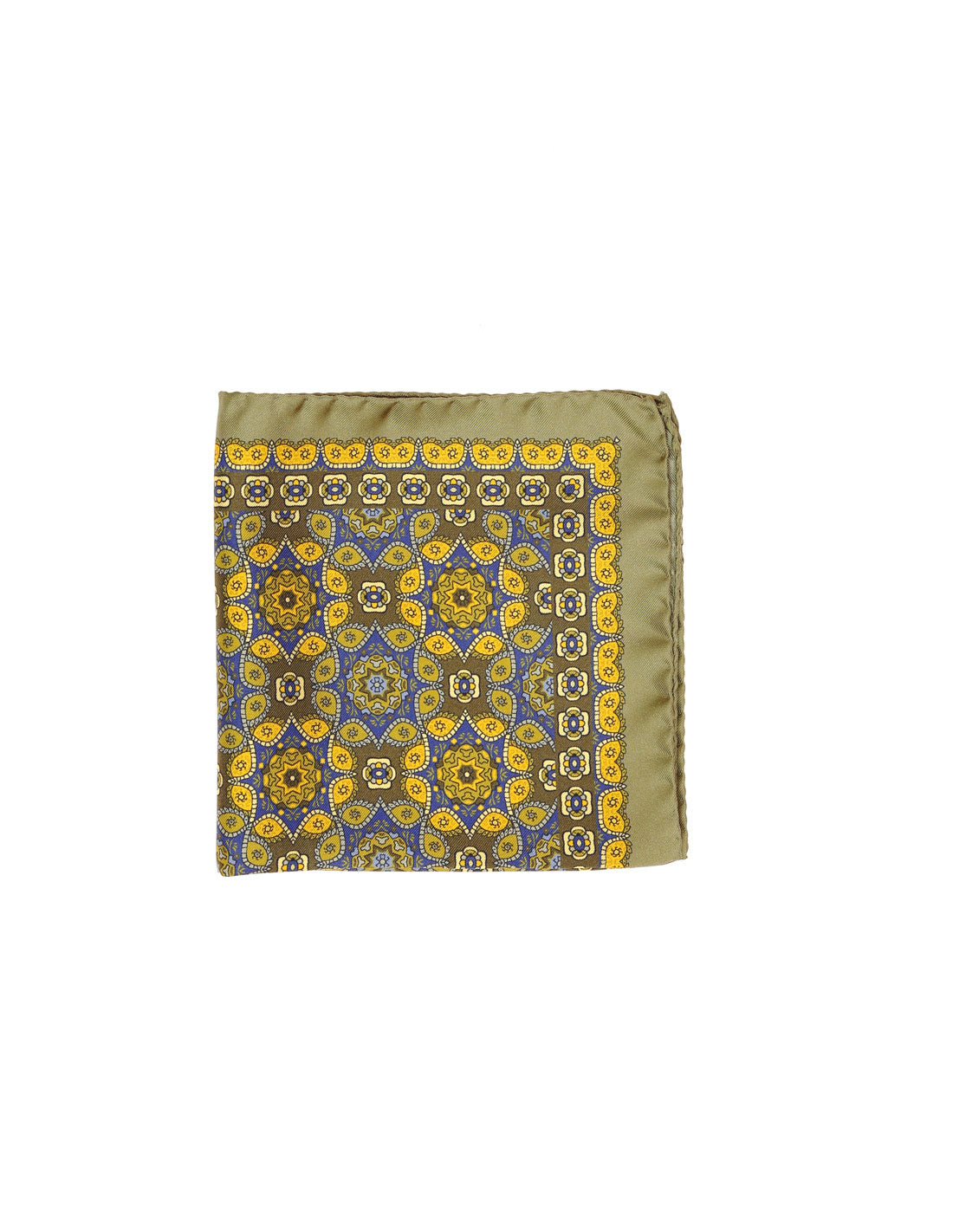 Pañuelo bolsillo prismas Amarillo