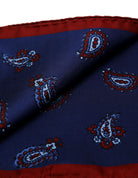 Pañuelo bolsillo cashmere Azul