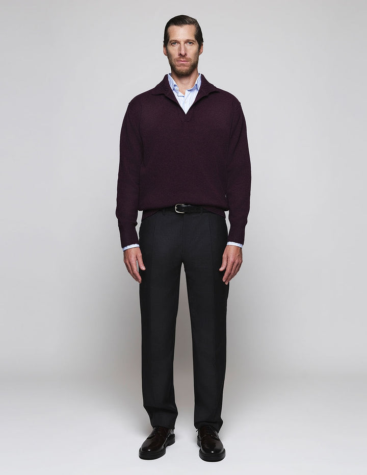 Pantalón vestir s/pinzas Gris