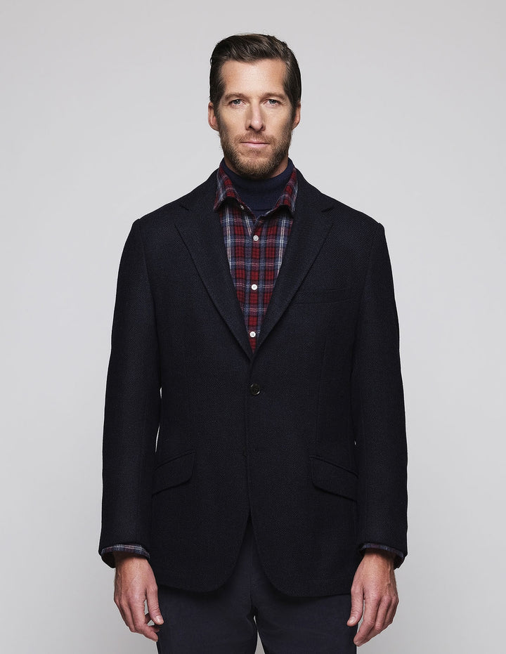 Chaqueta punto Azul marino