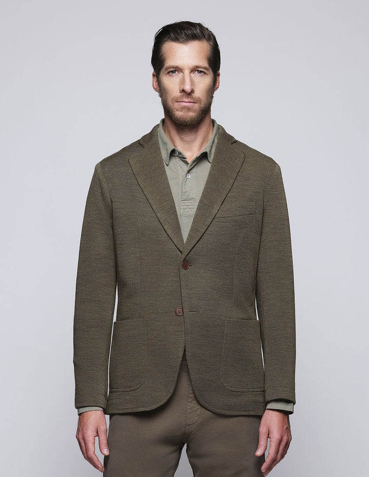 Chaqueta punto Verde
