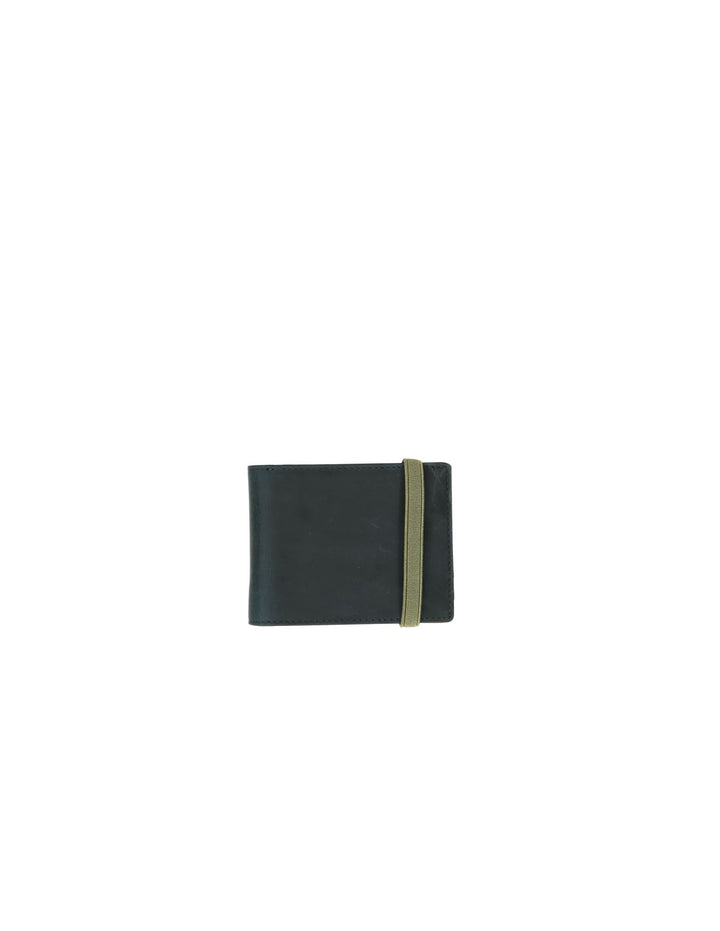Cartera piel/goma Azul marino
