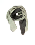 Foulard lana chevrone bicolor Gris gris
