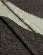 Foulard lana chevrone bicolor Gris gris