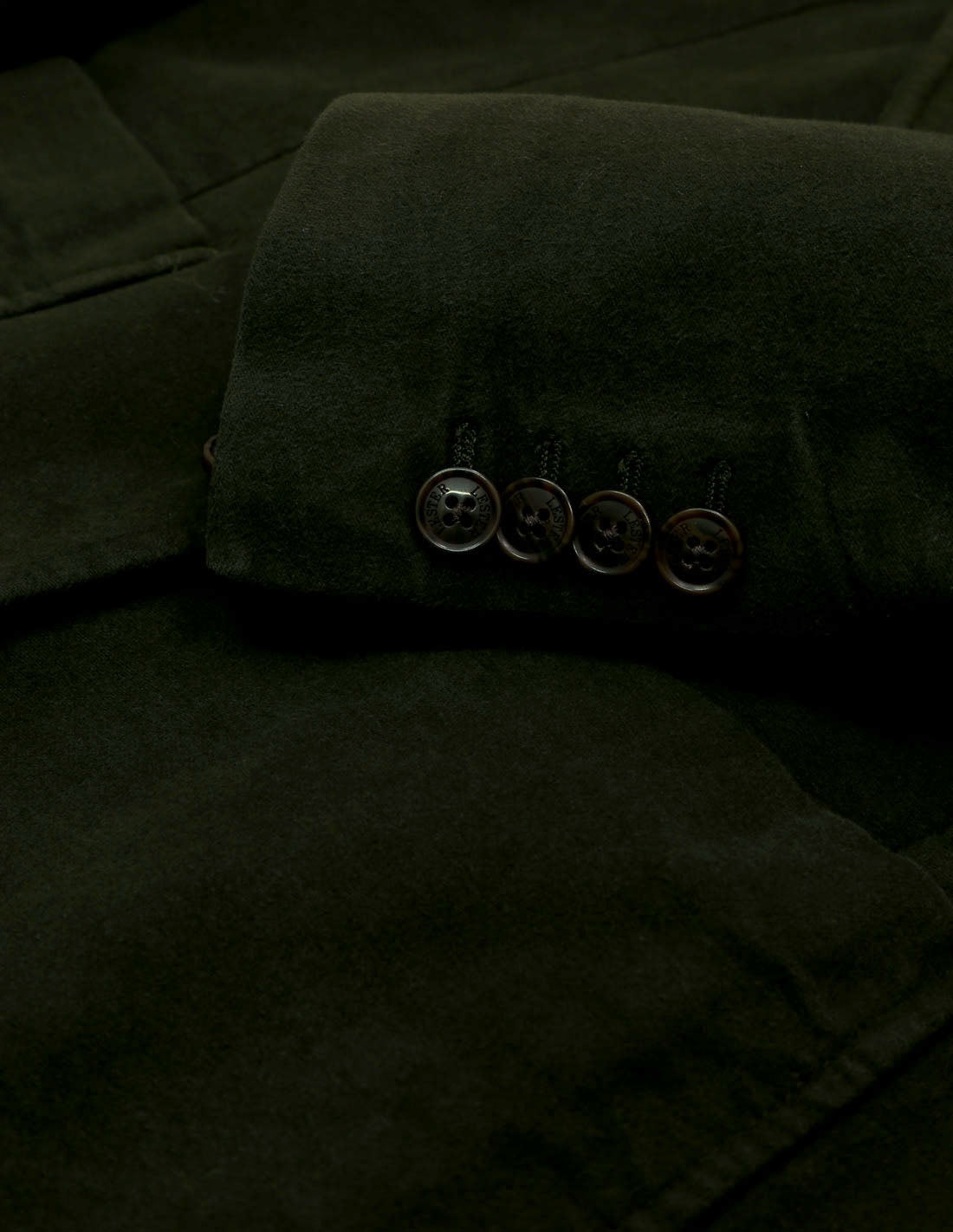 Chaqueta velvetón Verde
