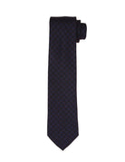 Corbata circulos madder Azul/rojo