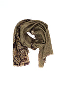 Foulard paisley lana Malva