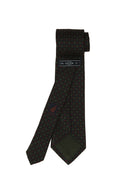 Corbata circulos madder Verde/azul