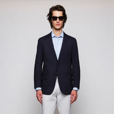 Look Chaqueta Blazer Azul