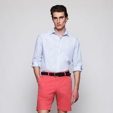 Look Bermuda Popelin Rojo