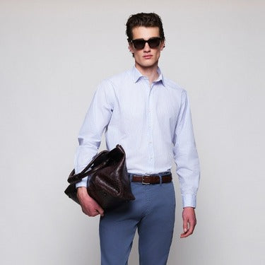 Look Camisa Popelin Dos Rayas