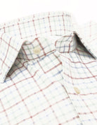 Camisa sport viela fil a fil Azul/burdeos