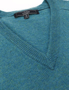 Jersey lana pico Verde agua