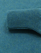 Jersey lana pico Verde agua