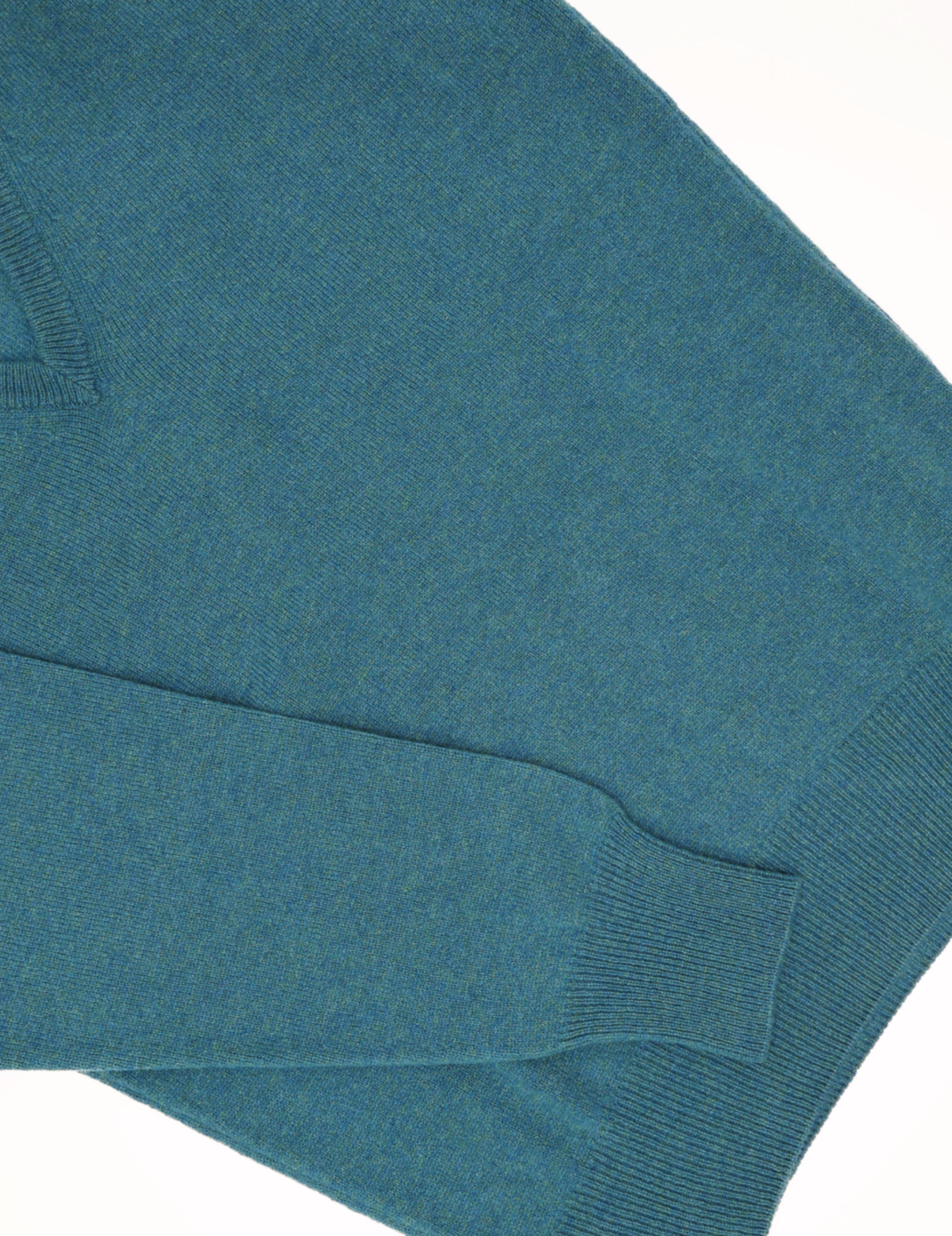 Jersey lana pico Verde agua