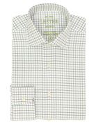 Camisa sport viela cuadro pequeño Azul/verde