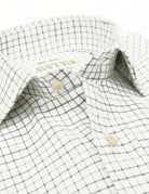 Camisa sport viela cuadro pequeño Azul/verde