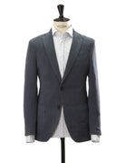 Chaqueta lino algodón lavada Azul