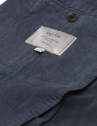 Chaqueta lino algodón lavada Azul