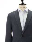 Chaqueta lino algodón lavada Azul