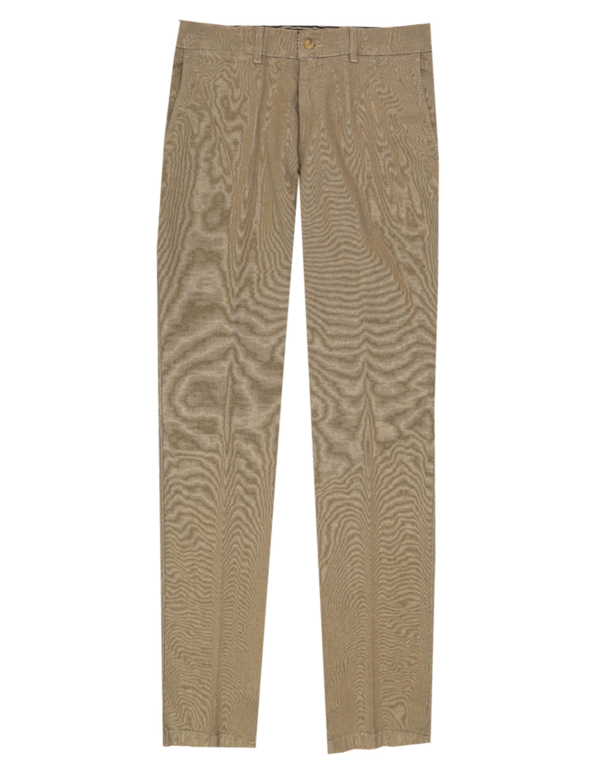 Pantalón pata de gallo Beige