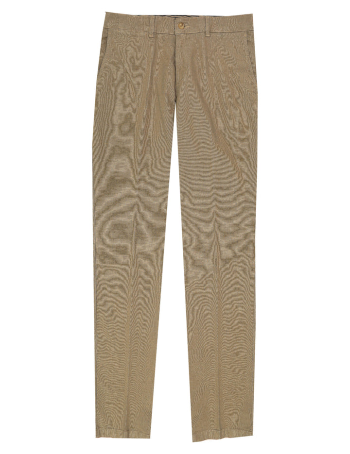 Pantalón pata de gallo Beige